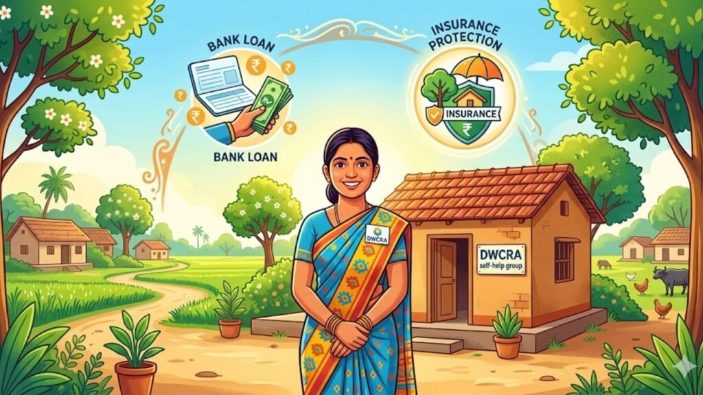 dwcra women 10 lakh insurance scheme telangana