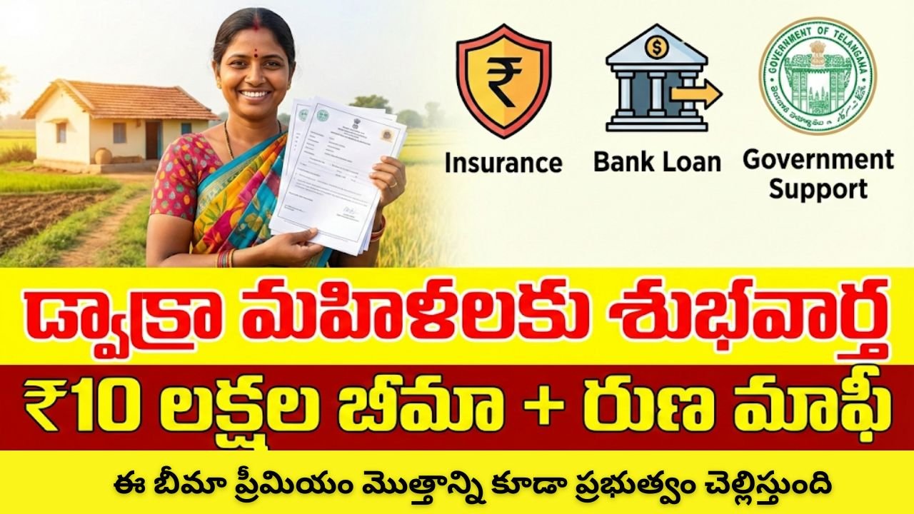 DWCRA Women Loan Insurance policy Telangana