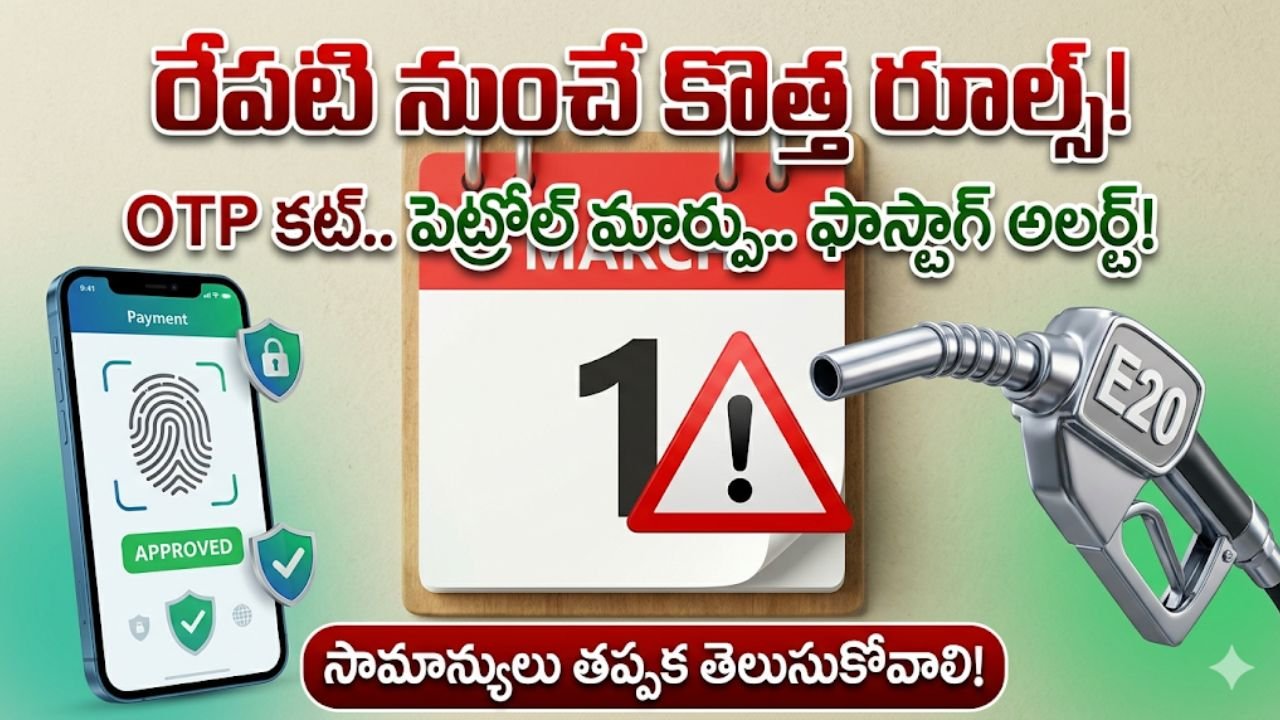 New rules from tomorrow