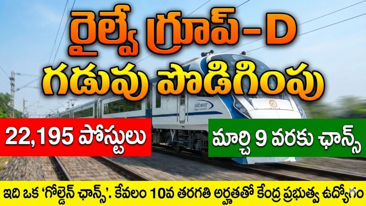 RRB Group D Recruitment 2026