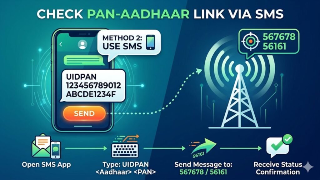check PAN Aadhaar link