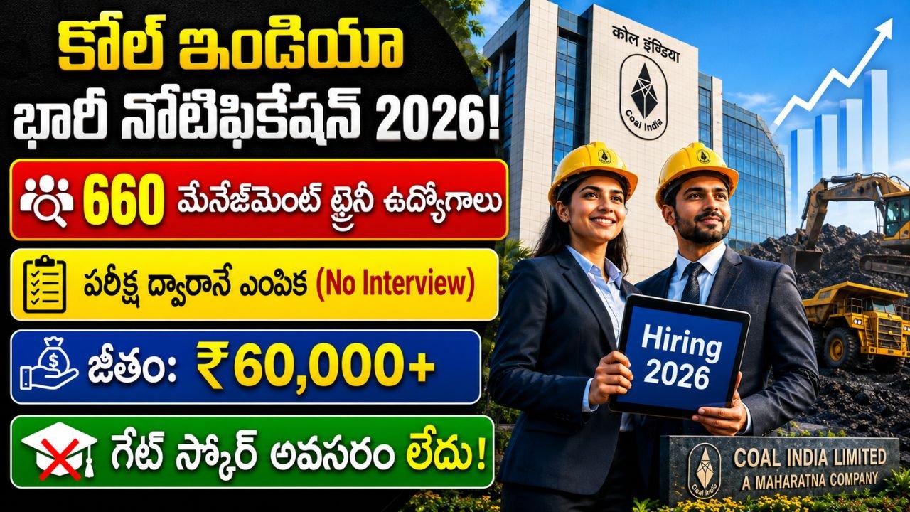 Coal India Recruitment 2026