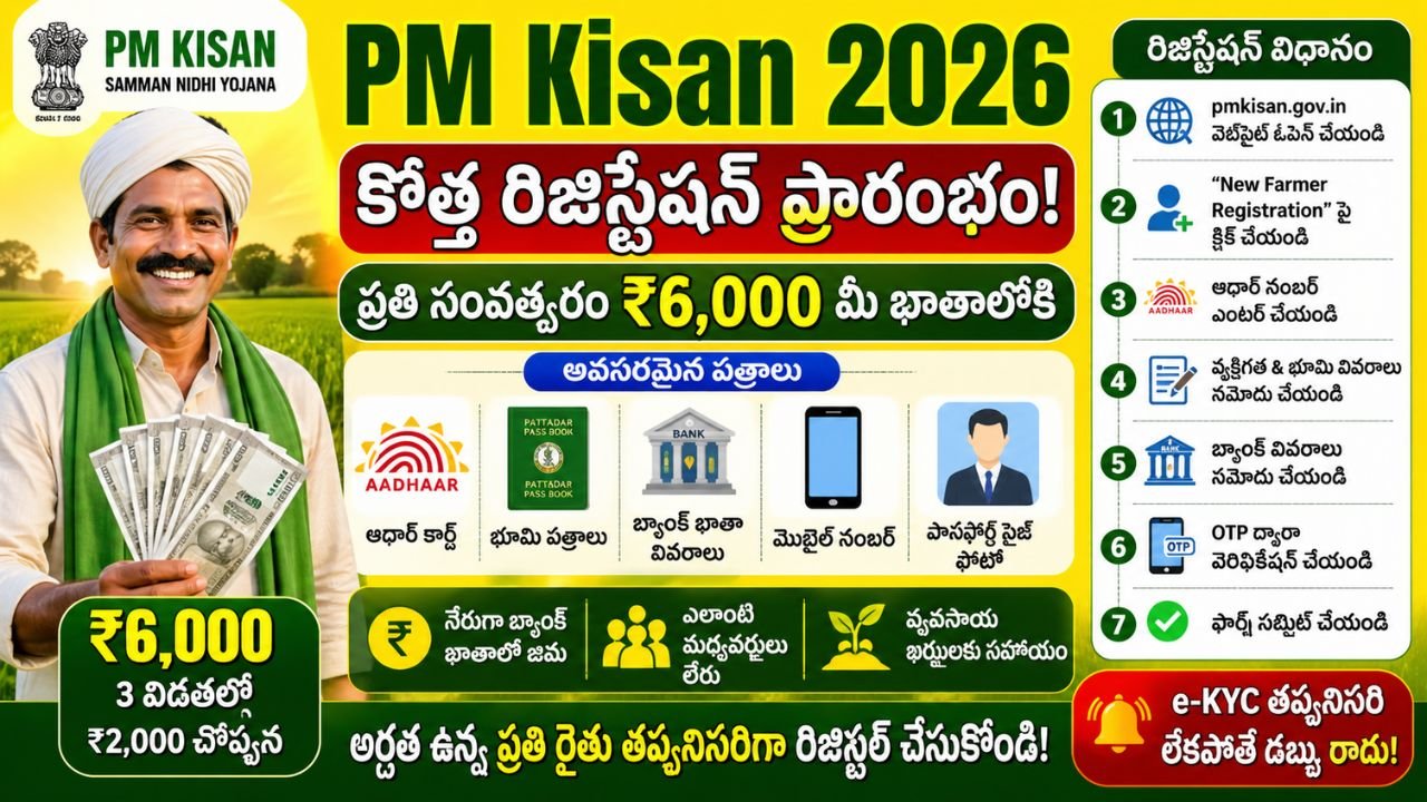 PM Kisan New Registration