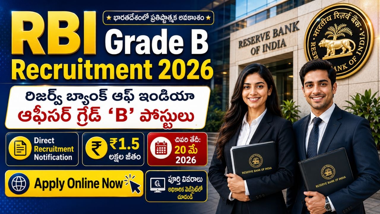 RBI Grade B Recruitment 2026
