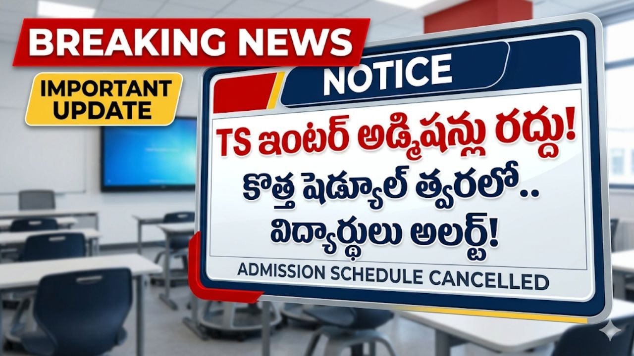 TS Inter Admissions