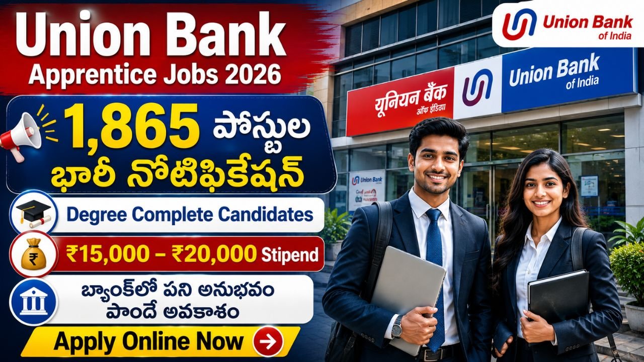 Union Bank of India Apprentice Recruitment 2026