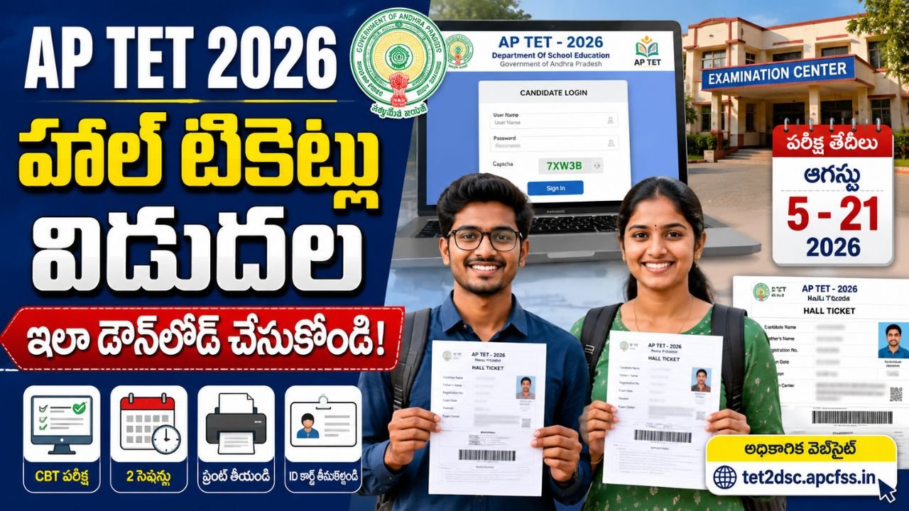 AP TET Hall Tickets 2026