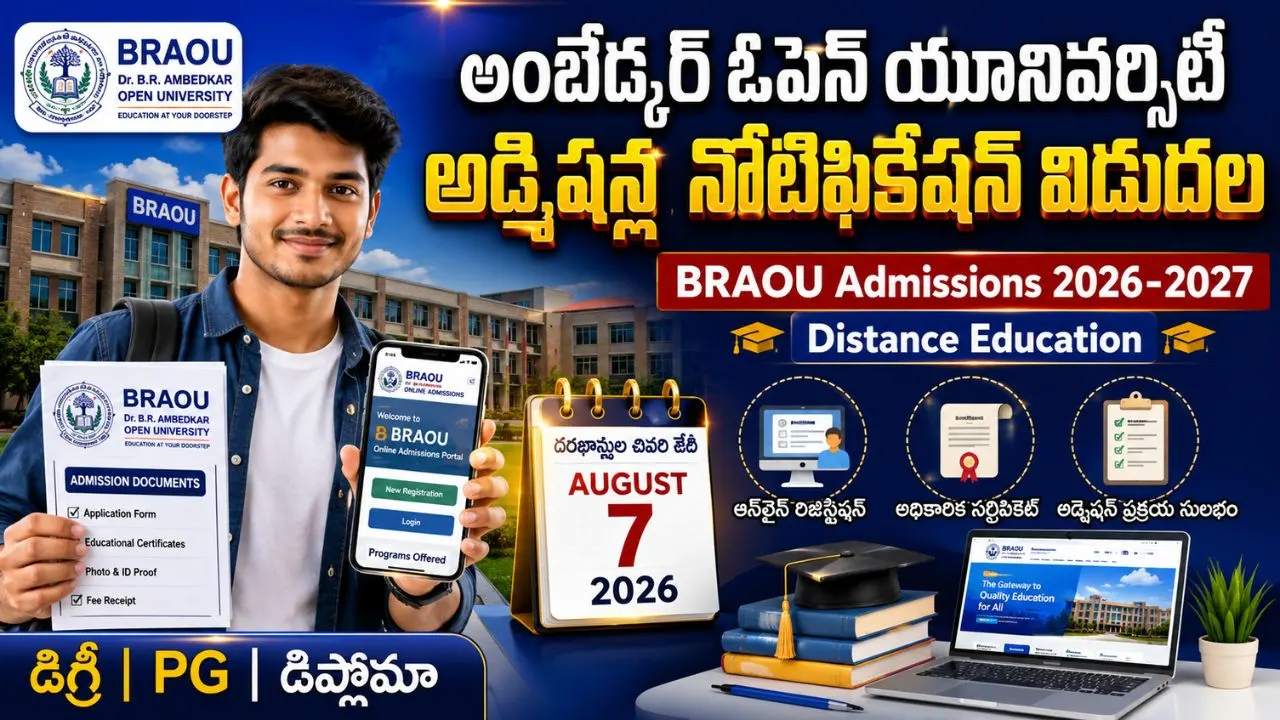 BRAOU Admissions 2026