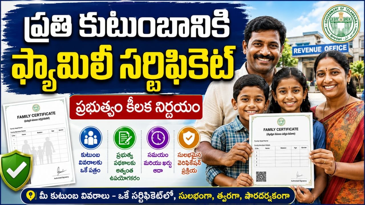 Family Register Certificate