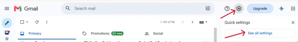 Gmail Privacy Alert