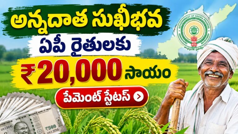 Annadata Sukhibhava: ₹20,000 సాయం ఎవరికి? అర్హతలు, పేమెంట్ స్టేటస్.